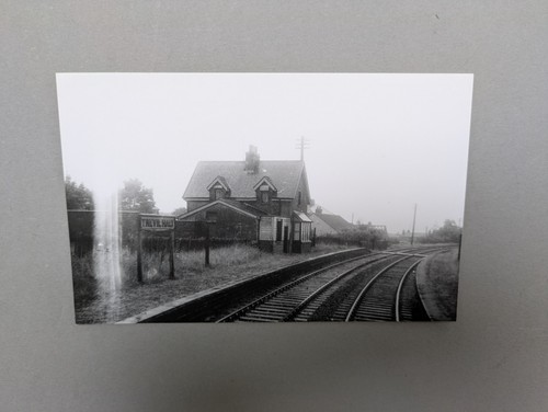 Trevil halt railway station - trevil,
